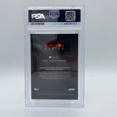 PSA 9 - 02/10 Max Verstappen - Drivers -  Red Parallel