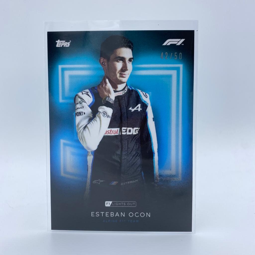 42/50 Esteban Ocon - Driver - Aqua Parallel