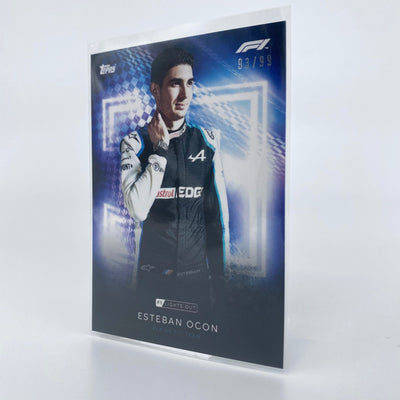 93/99 Esteban Ocon - Drivers -  Blue Parallel