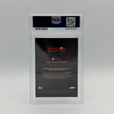 PSA 10 - 02/50 Max Verstappen - Drivers - Aqua Parallel