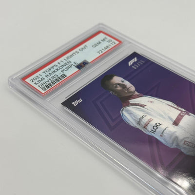 PSA 10 - 03/25 Kimi Raikkonen - Drivers - Purple Parallel