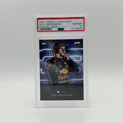 PSA 10 - 04/99 Max Verstappen - Drivers -  Blue Parallel