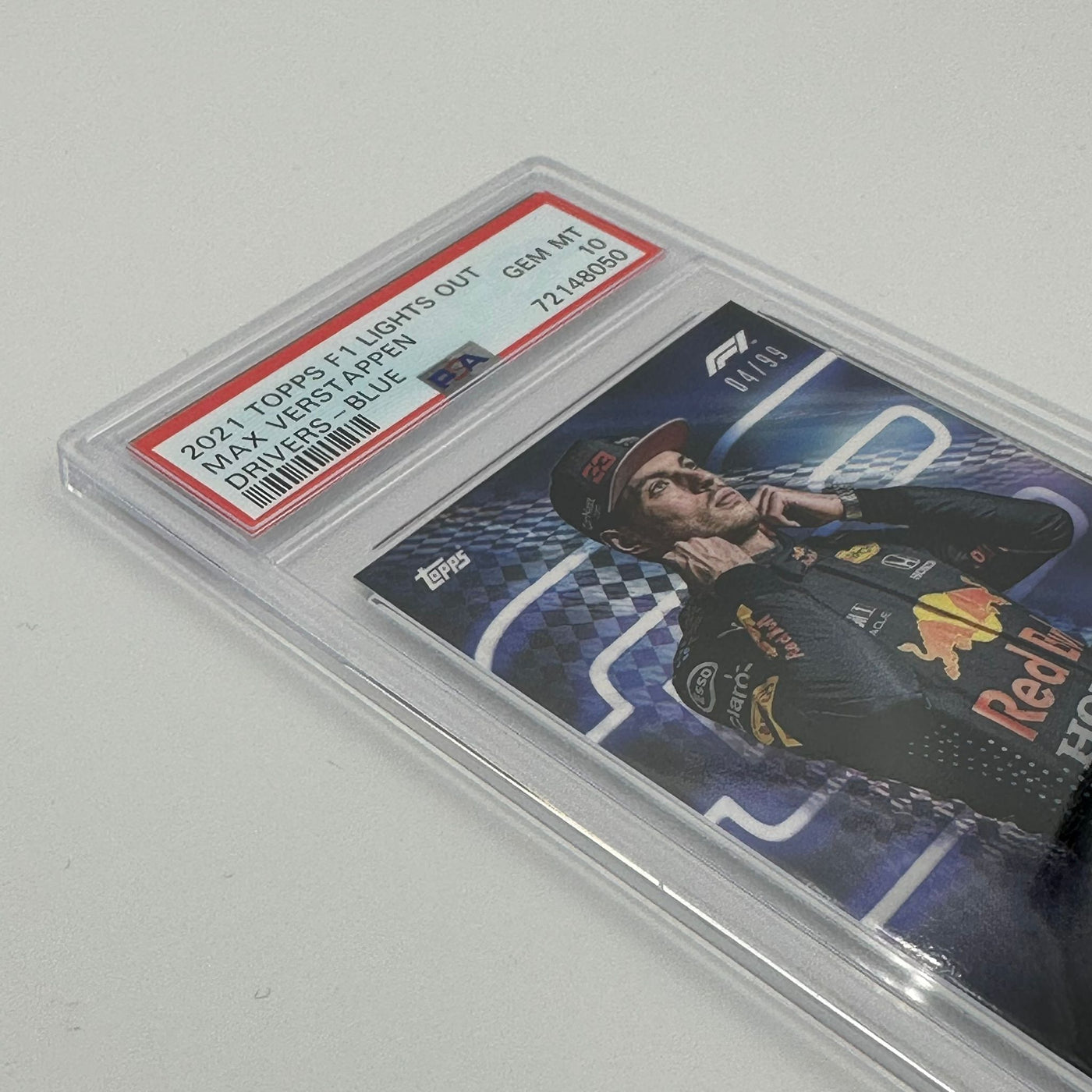 PSA 10 - 04/99 Max Verstappen - Drivers -  Blue Parallel