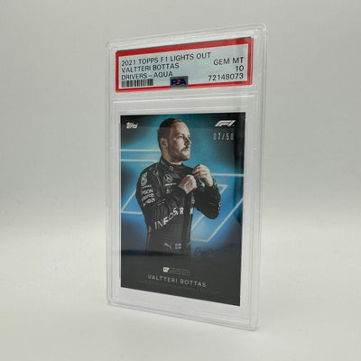 PSA 10 - 07/50 Valtteri Bottas - Drivers -  Aqua Parallel