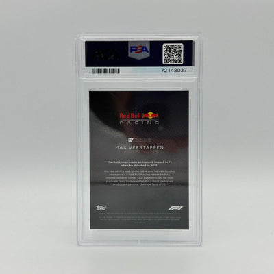 PSA 10 - 08/25 Max Verstappen - Drivers- Purple Parallel