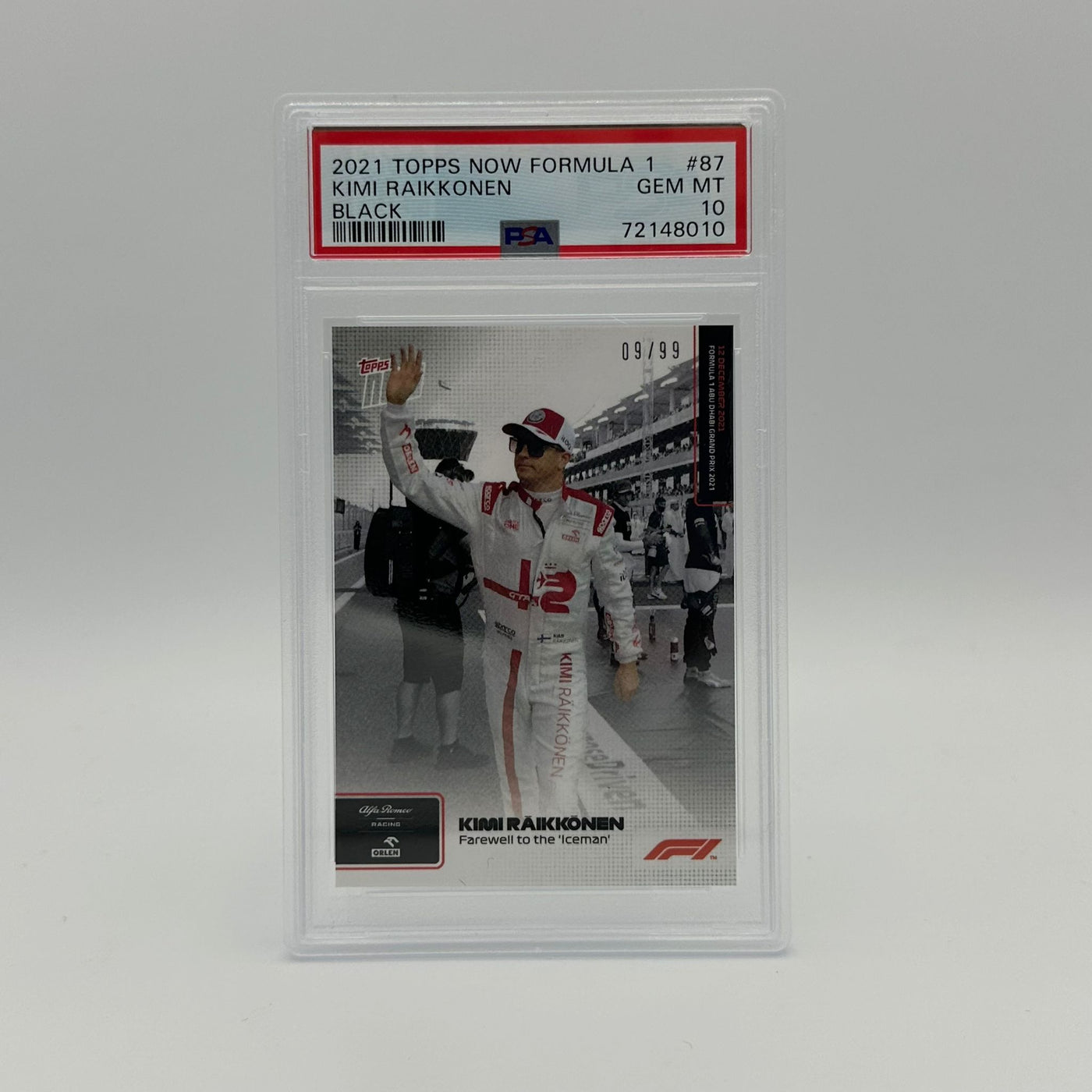 PSA 10 - 09/99 - Kimi Raikkonen - Farewell to the iceman #87