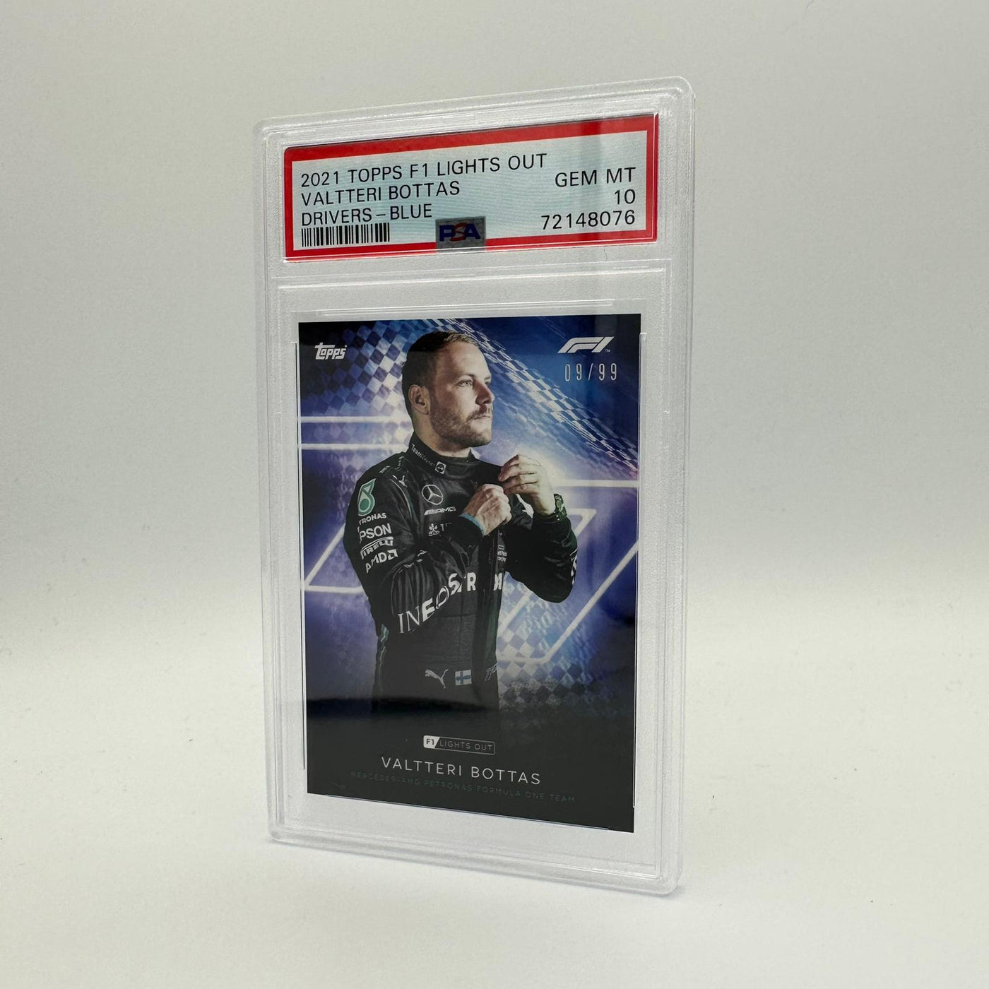 PSA 10 - 09/99 Valtteri Bottas - Drivers -  Blue Parallel