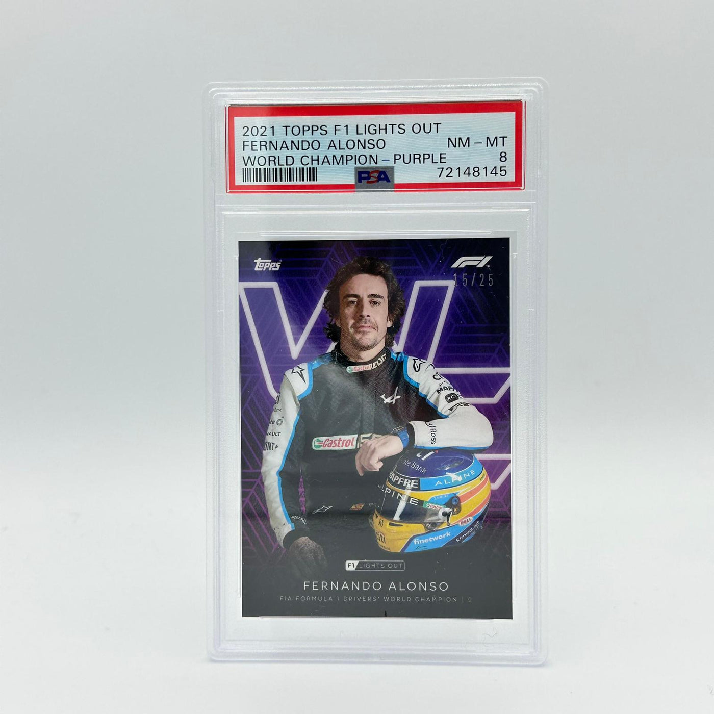 PSA 8 - 15/25 Fernando Alonso - Drivers World Champion