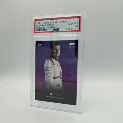 PSA 10 - 15/25 Kimi Raikkonen - Drivers - Purple Parallel