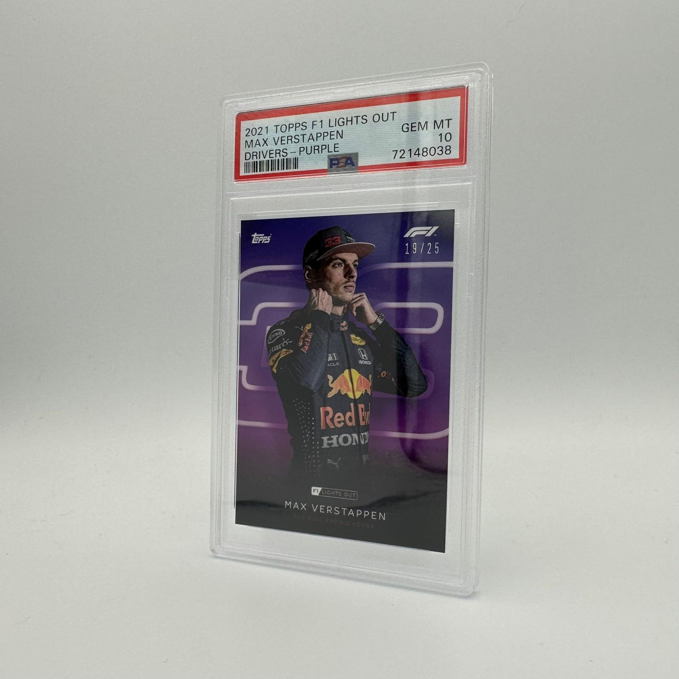 PSA 10 - 19/25 Max Verstappen - Drivers- Purple Parallel