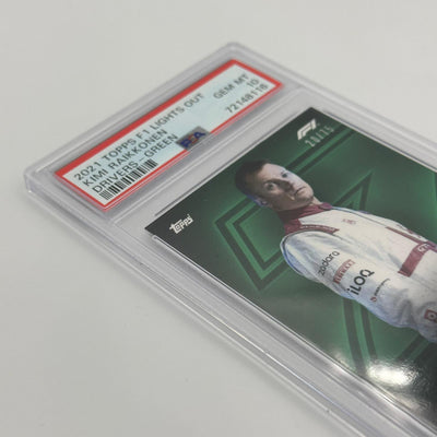 PSA 10 - 20/75 Kimi Raikkonen - Drivers - Green Parallel