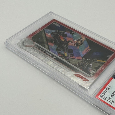 PSA 10 - 4/5 Max Verstappen #3 - Red Wave Refractor