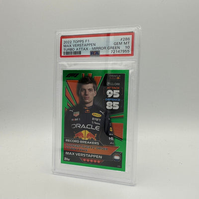 PSA 10 - 461/500 - Max Verstappen #286 - Race Winner Mirror Green