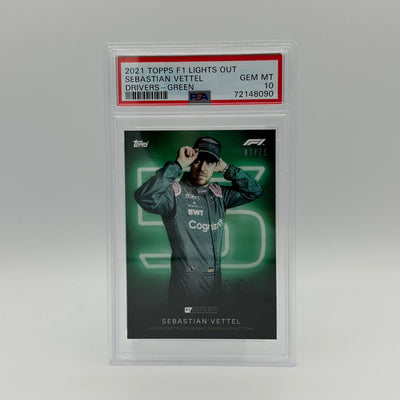 PSA 10 - 47/75 Sebastian Vettel - Drivers -  Green Parallel