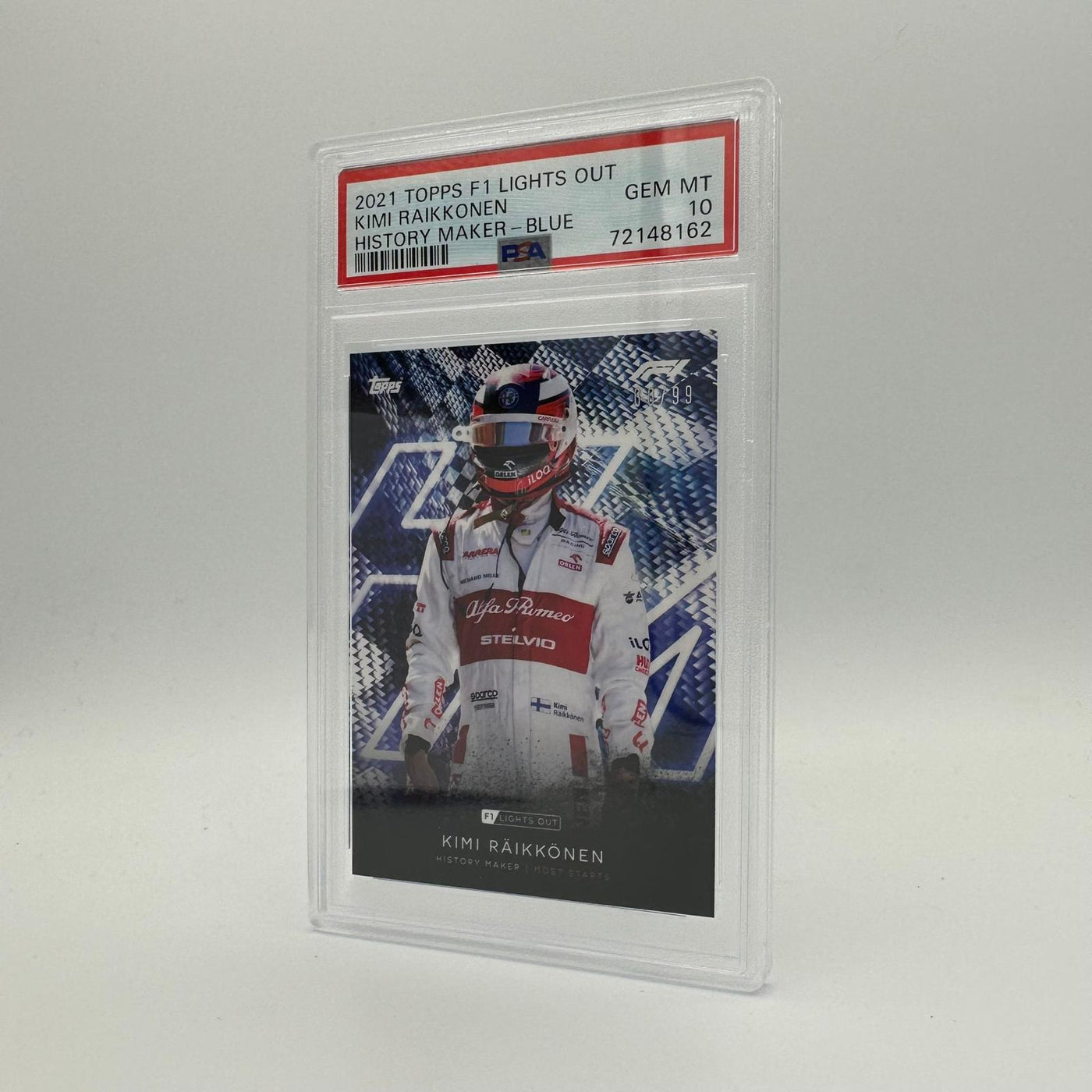 PSA 10 - 80/99 Kimi Raikkonen - History Maker