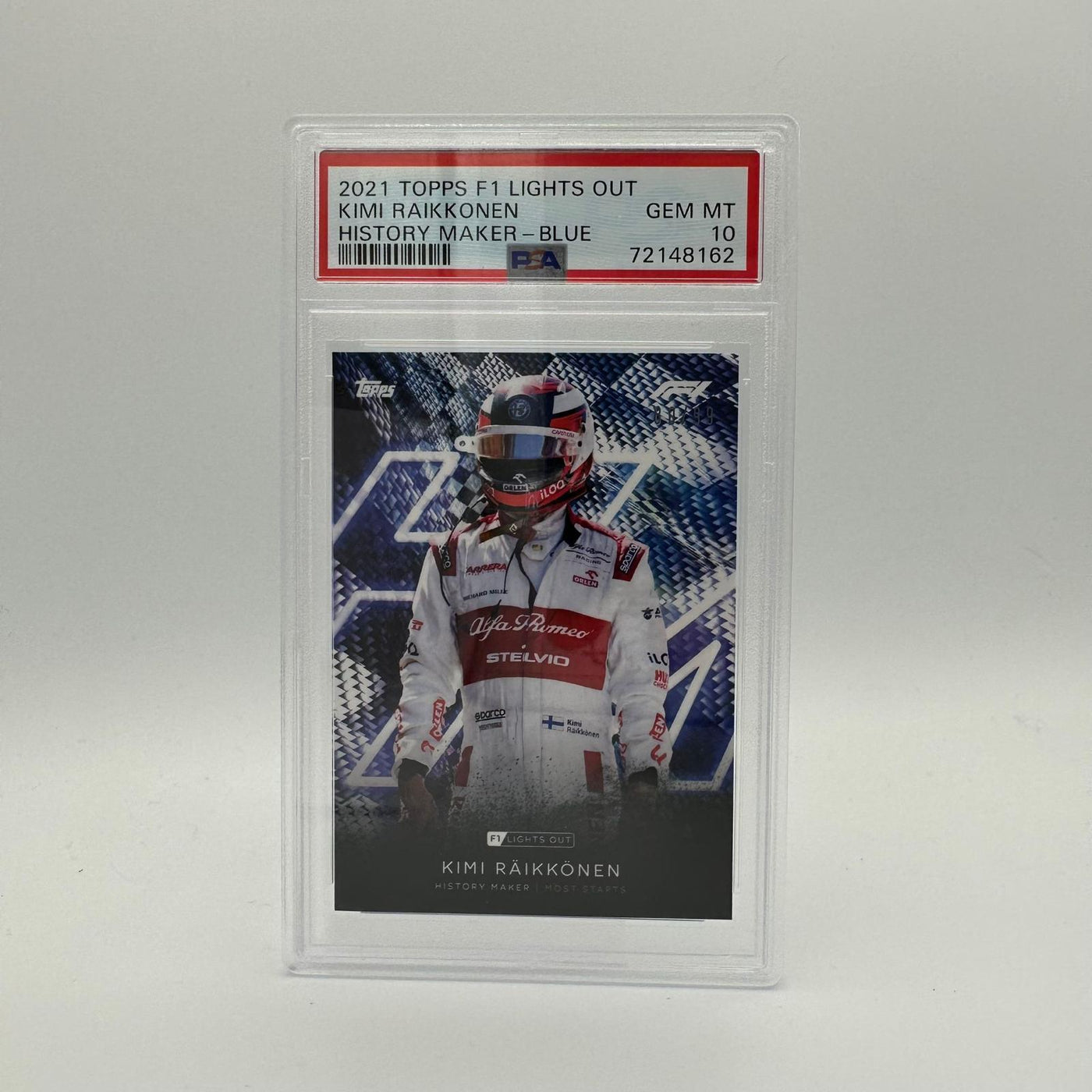 PSA 10 - 80/99 Kimi Raikkonen - History Maker