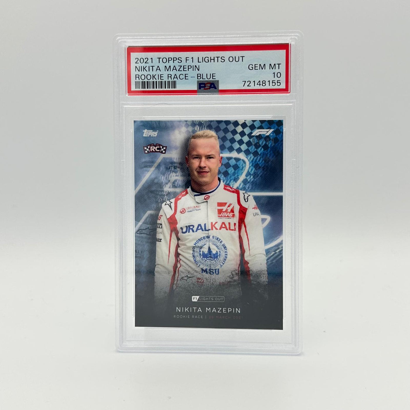 PSA 10 - 93/99 Nikita Mazepin - Rookie Race