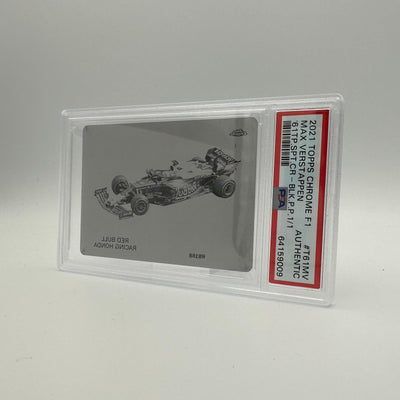 PSA Authentic - 1/1 Max Verstappen - 1961 Topps Sports Cars #T61MV - Black Printing Plate