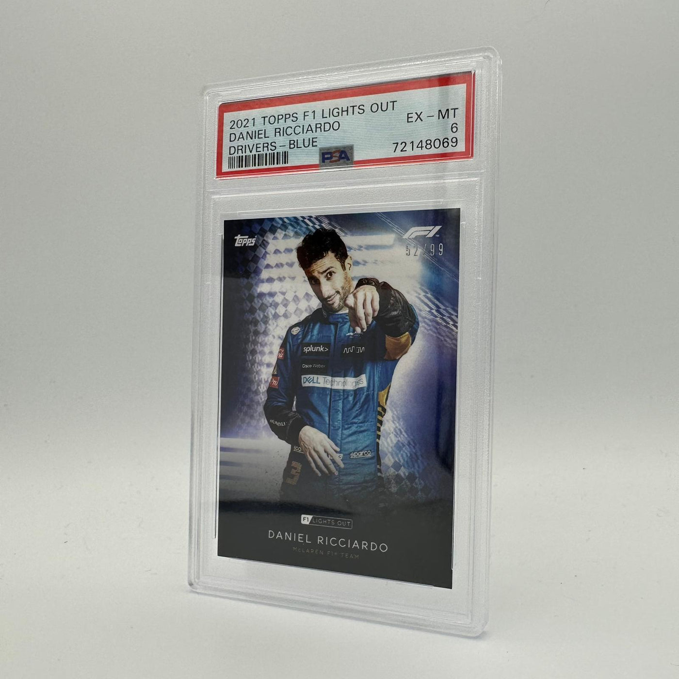 PSA 6 - 52/99 Daniel Ricciardo - Drivers -  Blue Parallel