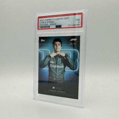 PSA 7 - 36/50 Lance Stroll - Drivers -  Aqua Parallel