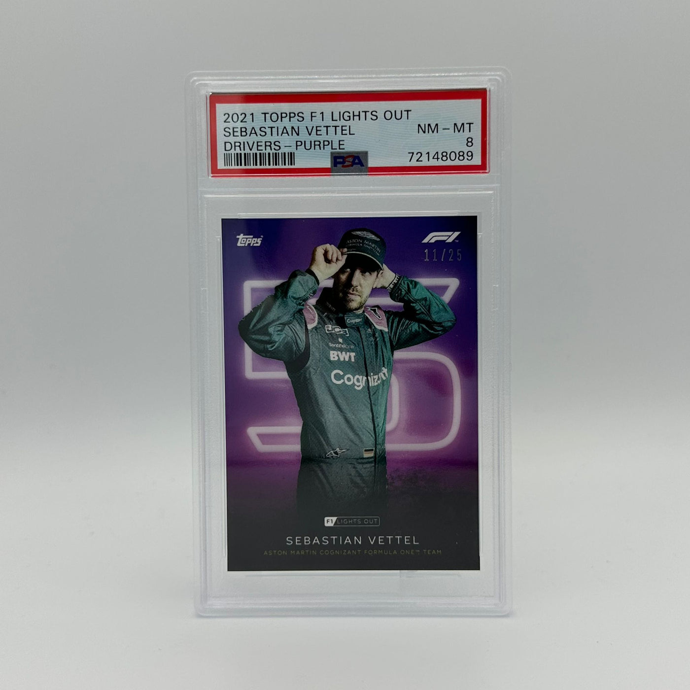 PSA 8 - 11/25 Sebastian Vettel - Drivers - Purple Parallel