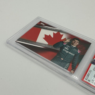 PSA 8 - 2/5 Lance Stroll - Flags Of Foundation #FF-LS- Red Parallel