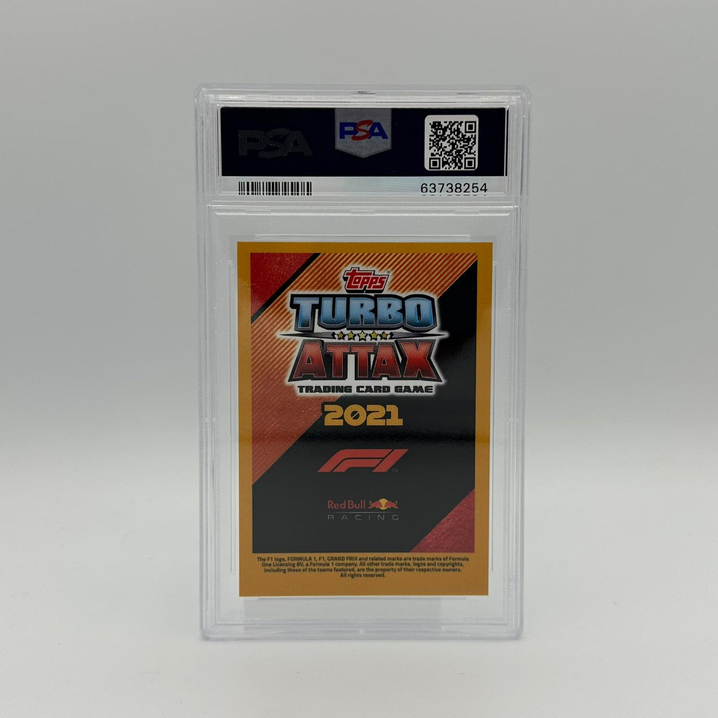 PSA 8 - /250 Max Verstappen - Fire Card