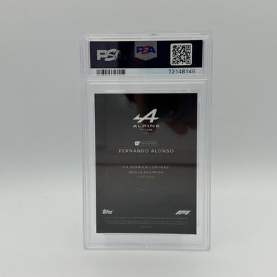 PSA 8 - 25/50 - Fernando Alonso -Drivers World Champion