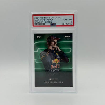 PSA 8 - 31/75 Max Verstappen - Drivers -  Green Parallel