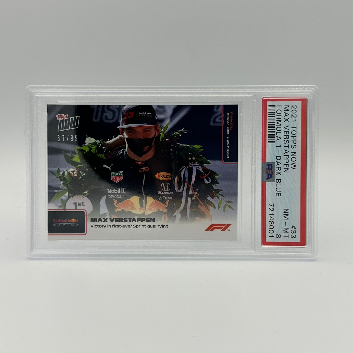 PSA 8 - 37/99 - Max Verstappen - victory in first ever sprint qualifying #33