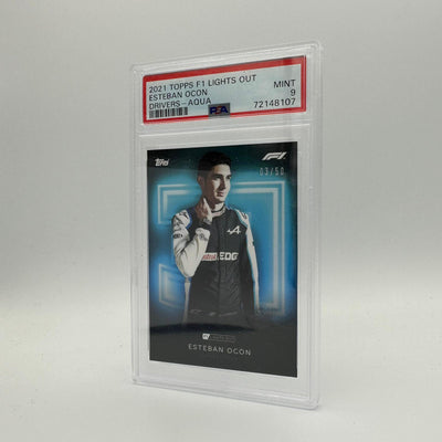 PSA 9 - 03/50 Esteban Ocon - Driver - Aqua Parallel