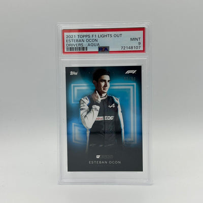 PSA 9 - 03/50 Esteban Ocon - Driver - Aqua Parallel