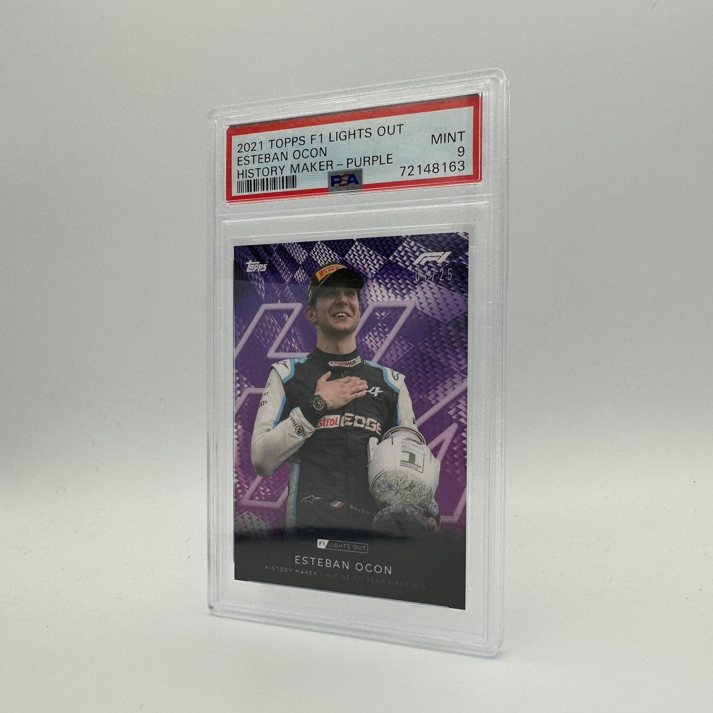 PSA 9 - 07/25 Esteban Ocon - History Maker