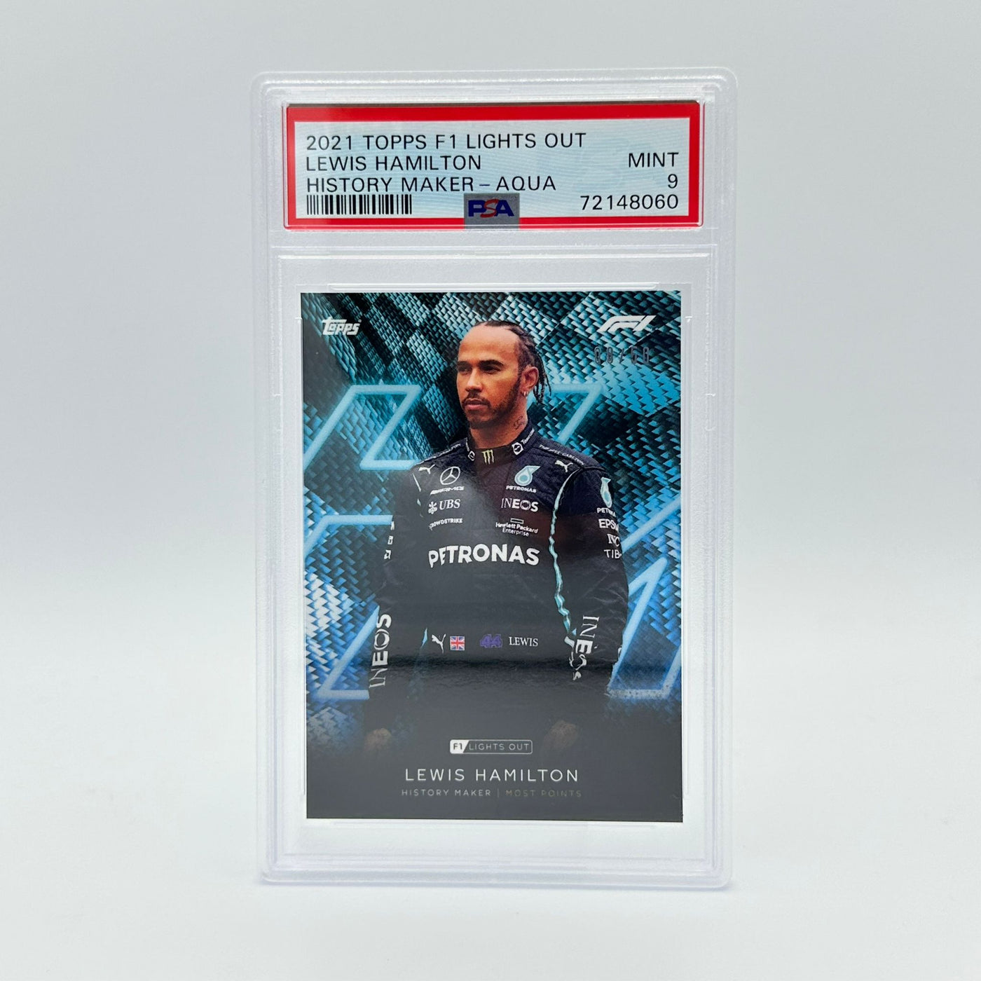 PSA 9 - 08/50 Lewis Hamilton - History Maker