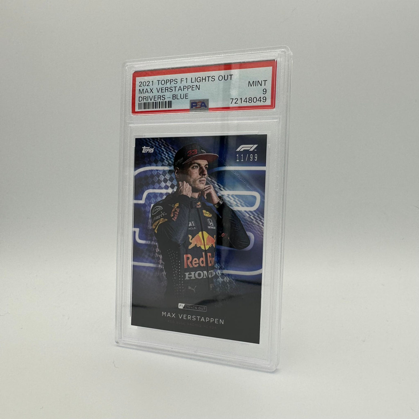 PSA 9 - 11/99 Max Verstappen - Drivers -  Blue Parallel