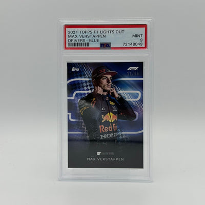 PSA 9 - 11/99 Max Verstappen - Drivers -  Blue Parallel