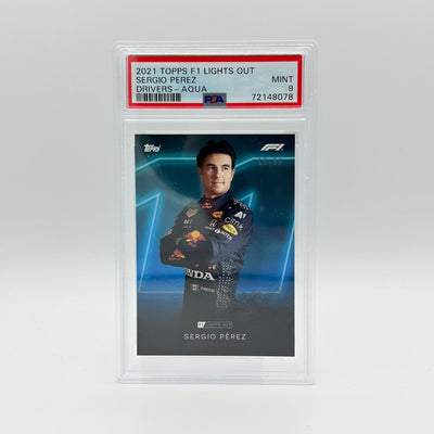 PSA 9 - 12/50 Sergio Perez - Drivers -  Aqua Parallel