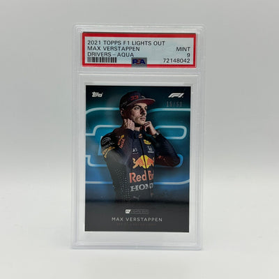 PSA 9 - 15/50 Max Verstappen - Drivers -  Aqua Parallel