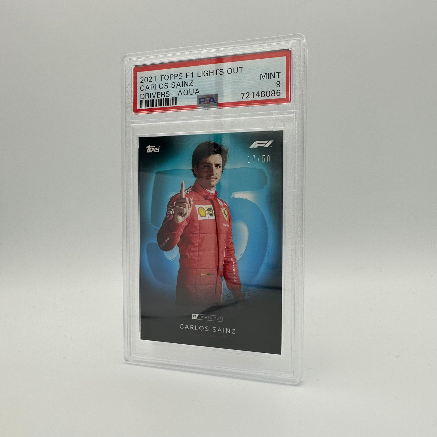 PSA 9 - 17/50 Carlos Sainz - Drivers - Aqua Parallel