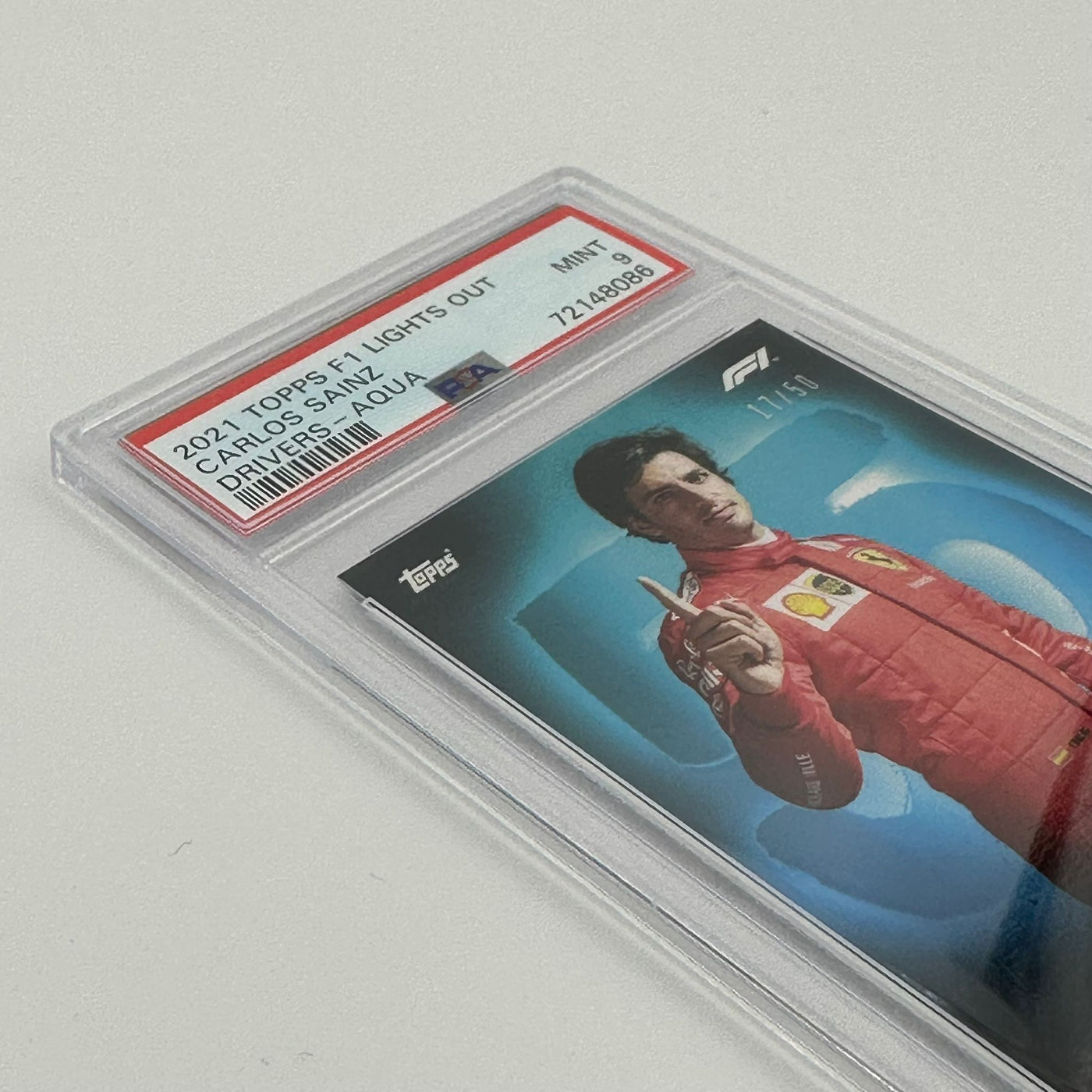 PSA 9 - 17/50 Carlos Sainz - Drivers - Aqua Parallel