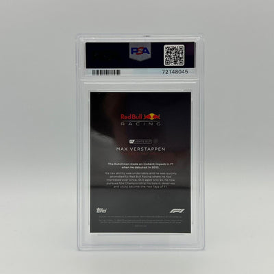 PSA 9 - 18/75 Max Verstappen - Drivers -  Green Parallel