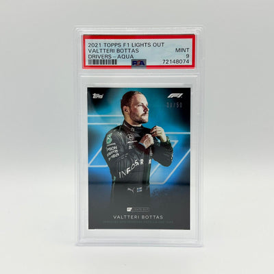 PSA 9 - 20/50 Valtteri Bottas - Drivers -  Aqua Parallel