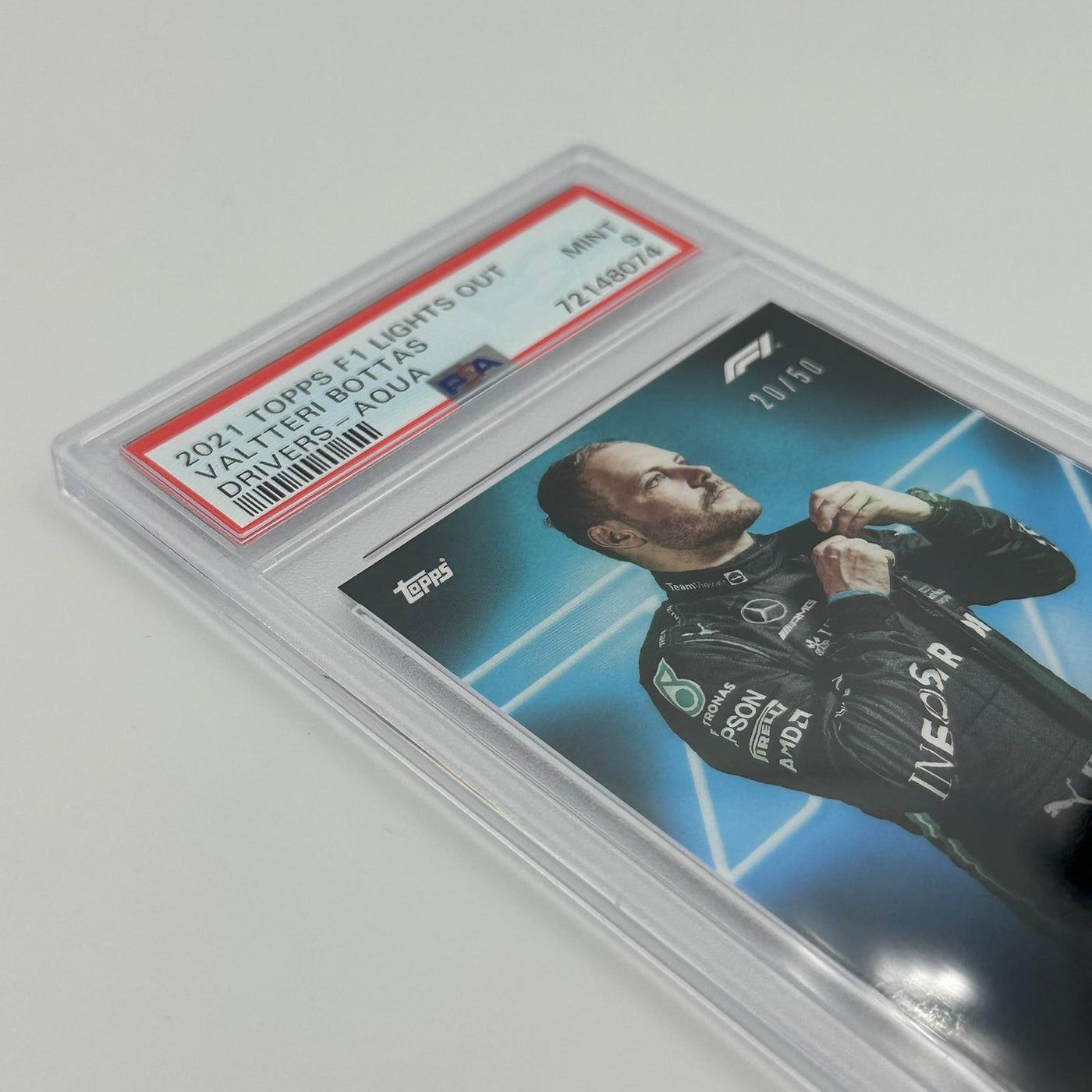 PSA 9 - 20/50 Valtteri Bottas - Drivers -  Aqua Parallel