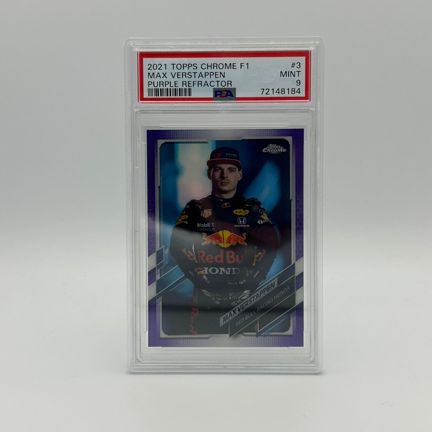 PSA 9 - 362/399 - Max Verstappen #3 - Purple Refractor