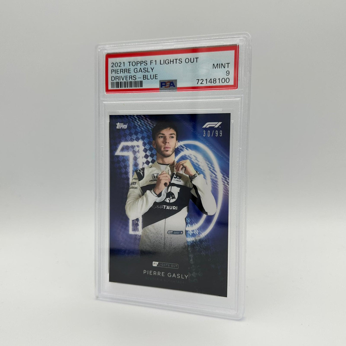 PSA 9 - 30/99 Pierre Gasly - Drivers -  Blue Parallel