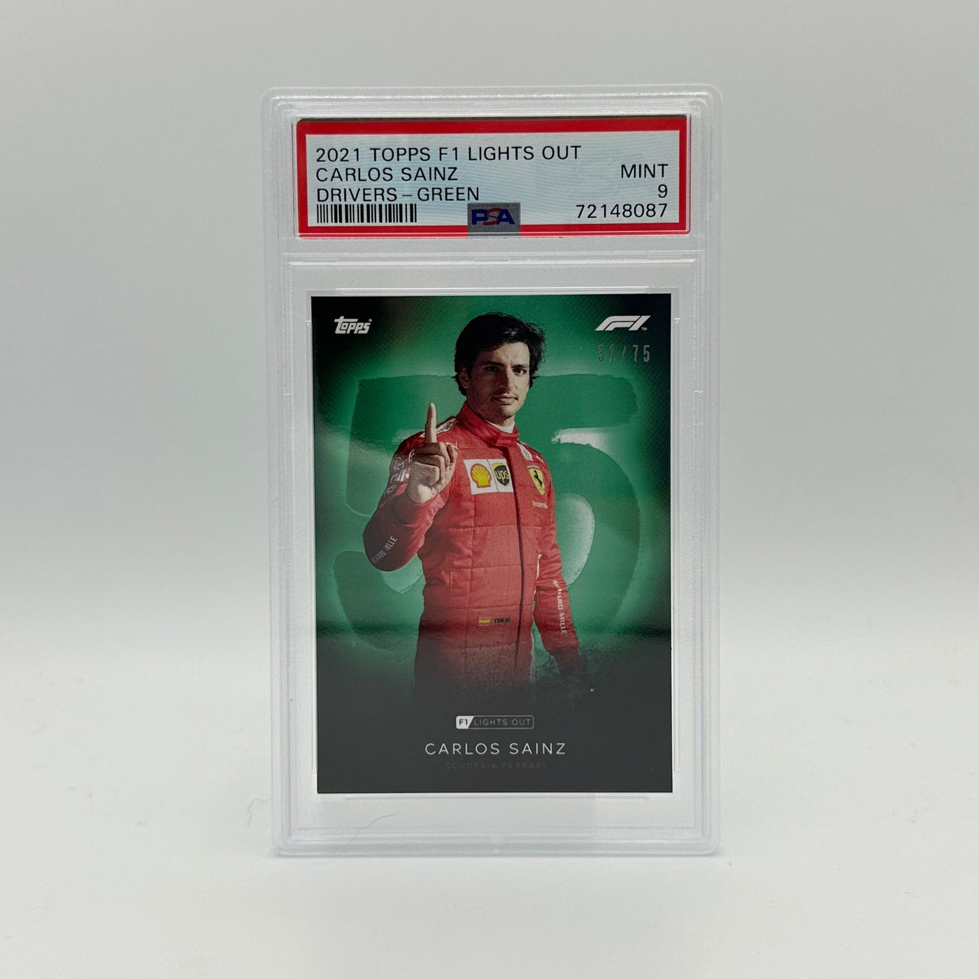 PSA 9 - 31/75 Carlos Sainz - Drivers - Green Parallel