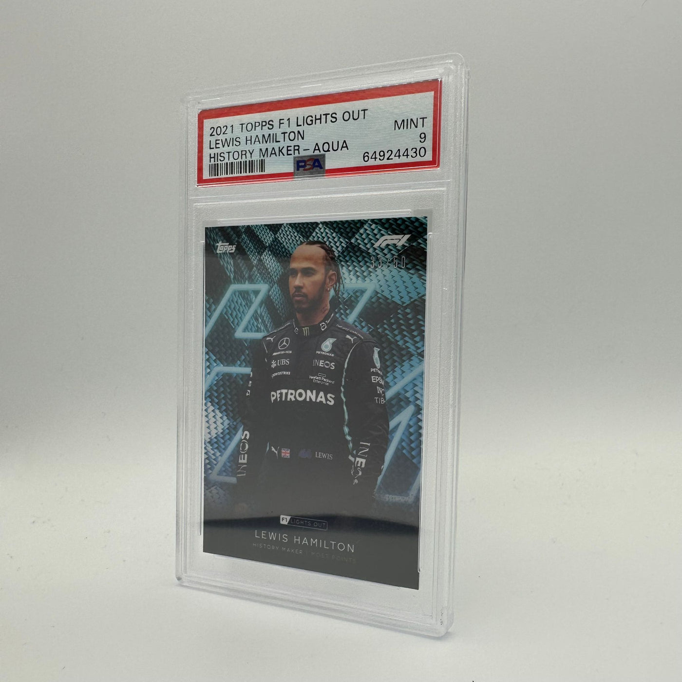 PSA 9 - 33/50 Lewis Hamilton - History Maker