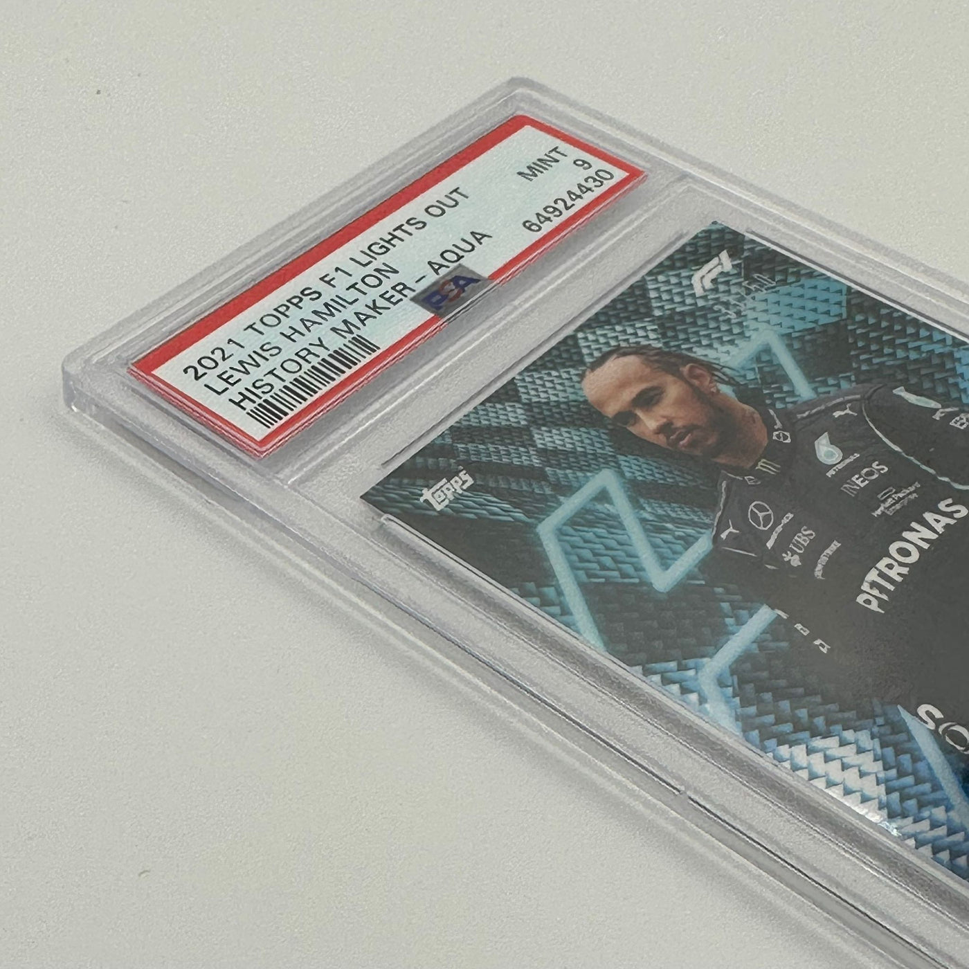 PSA 9 - 33/50 Lewis Hamilton - History Maker