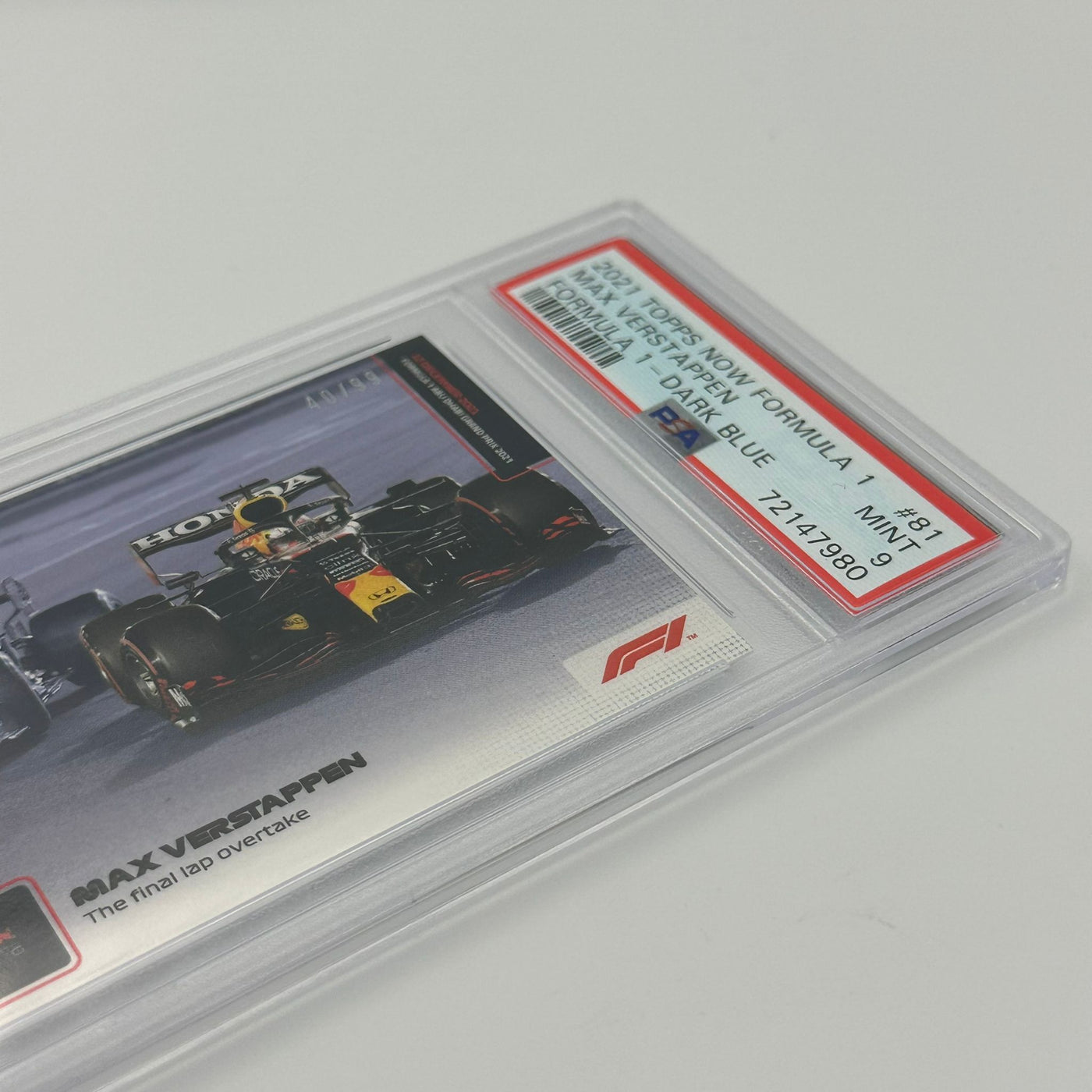 PSA 9 - /99 The Final Lap Overtake #81