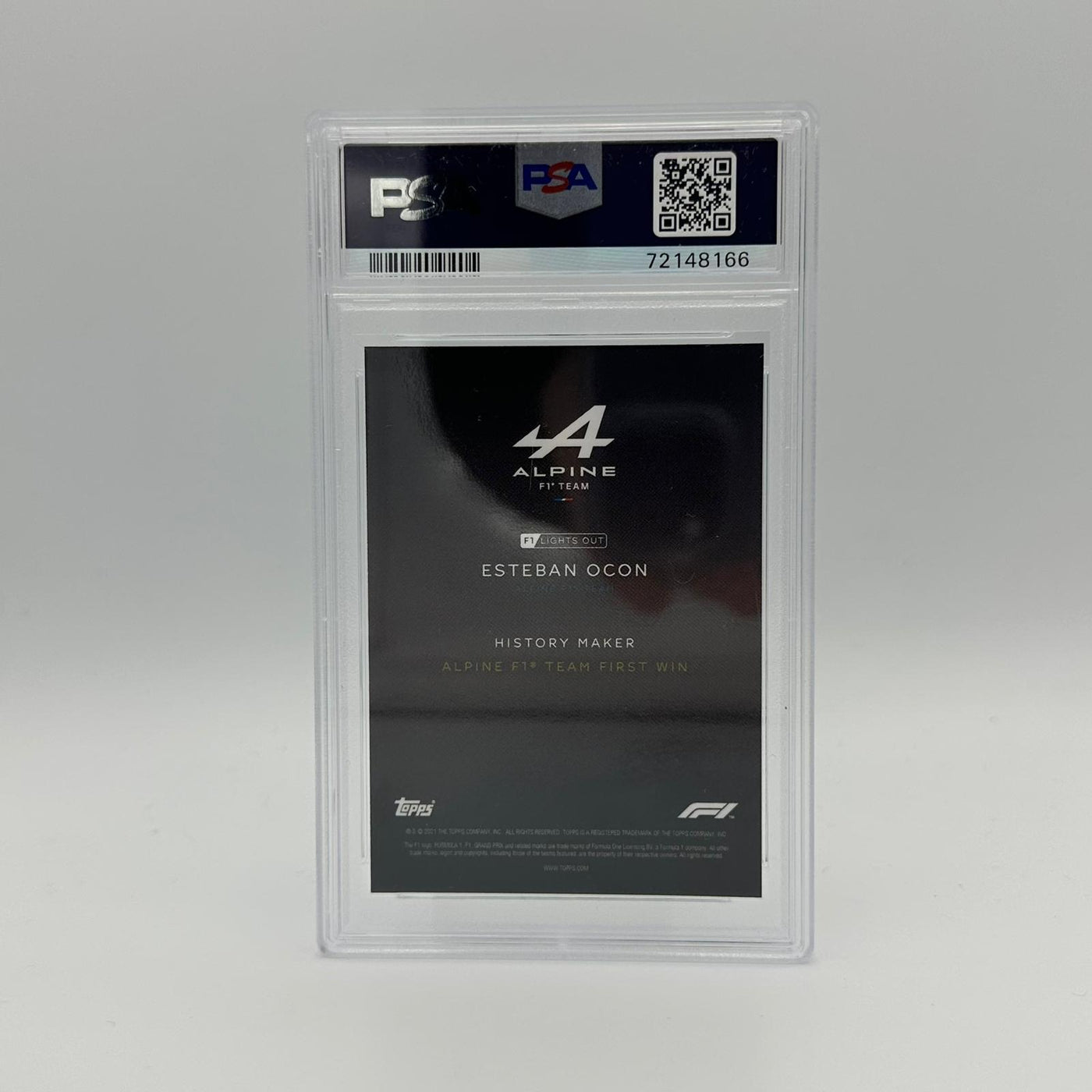 PSA 9 - 42/99 Esteban Ocon - History Maker